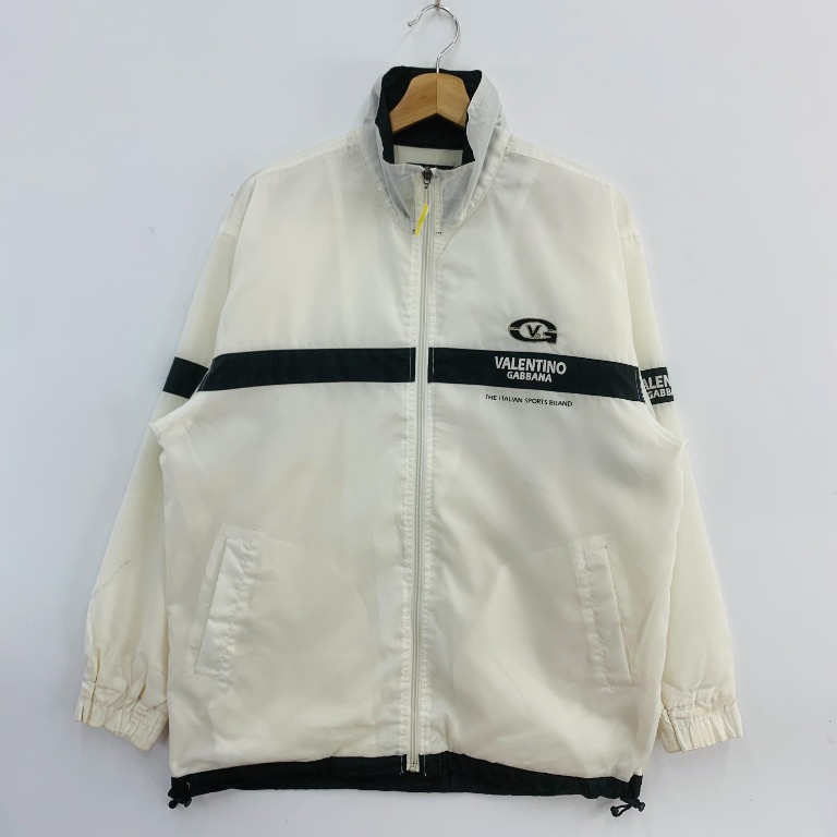 Valentino Gabbana Jacket Valentino Gabbana Windbreaker Valentino Gabbana Track Jacket Men s Fashion Coats Jackets and Outerwear on Carousell