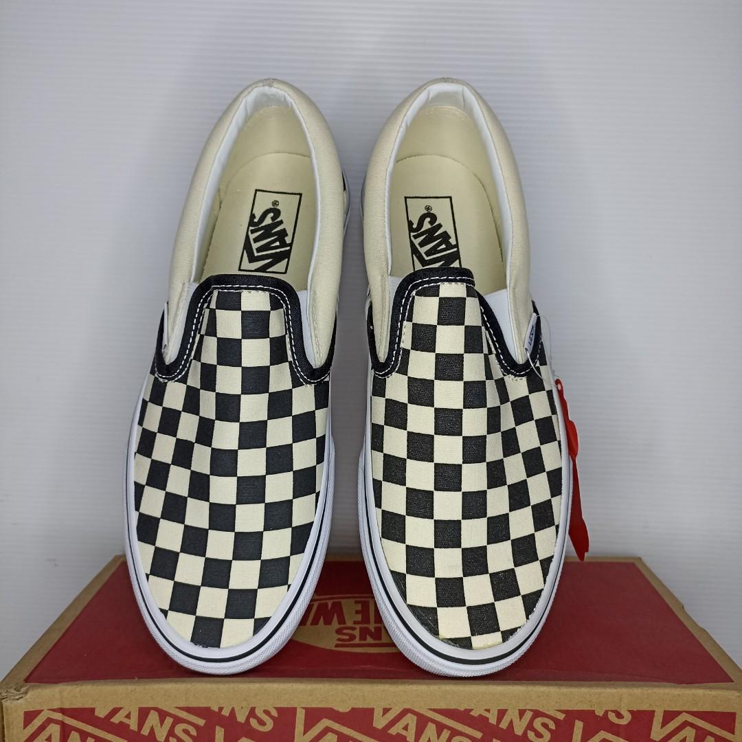 chequered vans size 5
