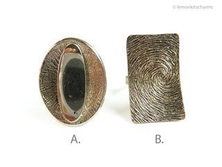 Vintage 70s Modernist Ring, Price for one. rg276-ci
