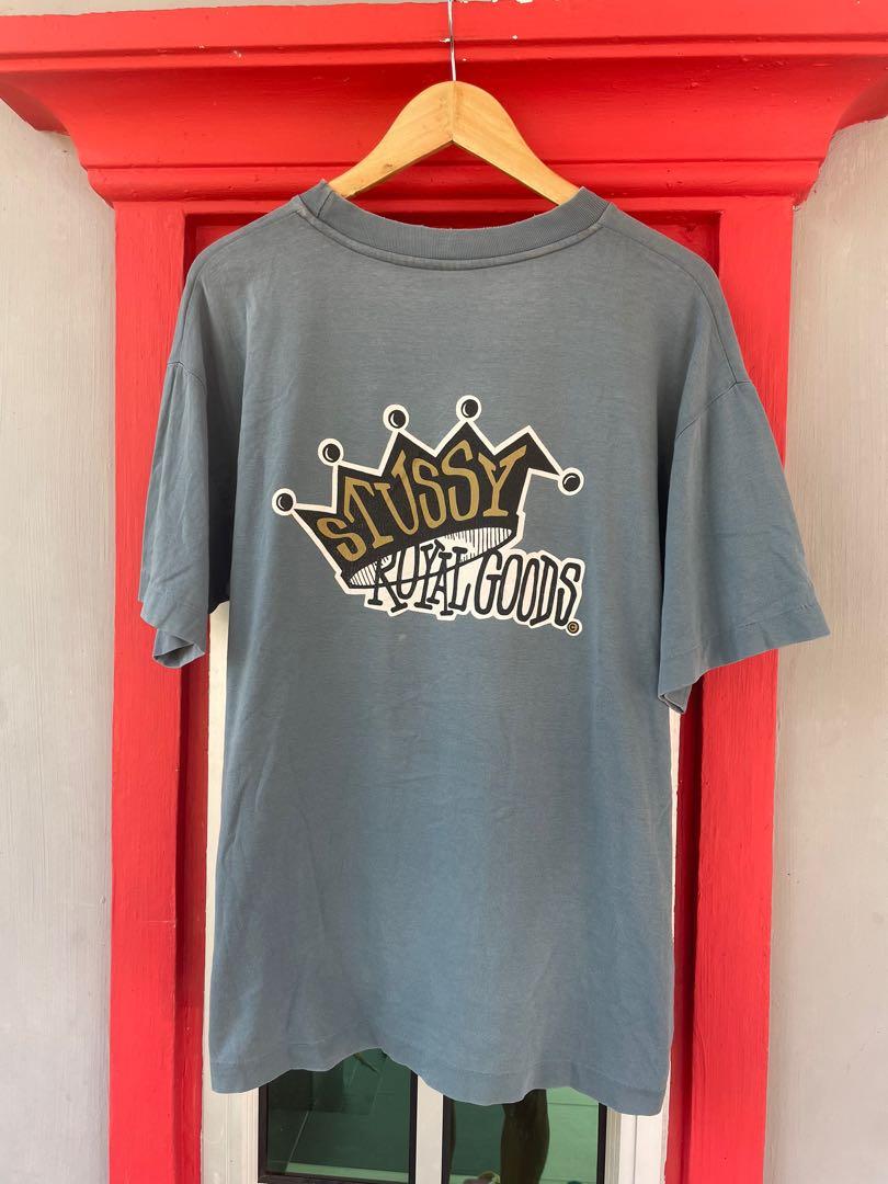 Vintage 80s Stussy Royal Goods Crown Tshirt