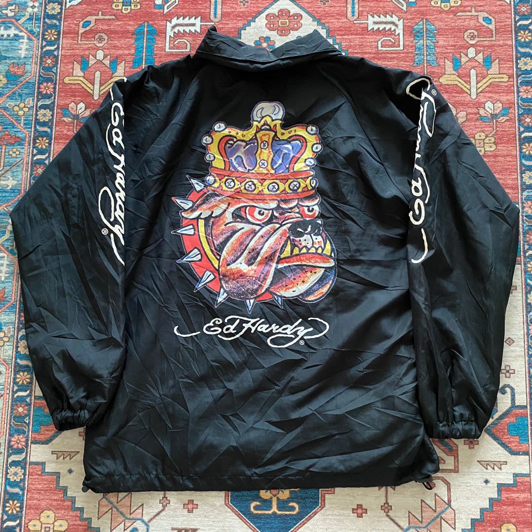 Vintage Ed Hardy Windbreaker Jacket 