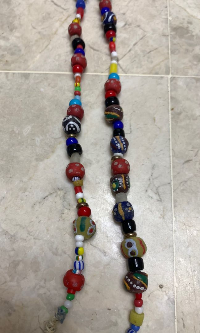Visvim beads necklace tee Henley neck sandiegokidsdentist.com