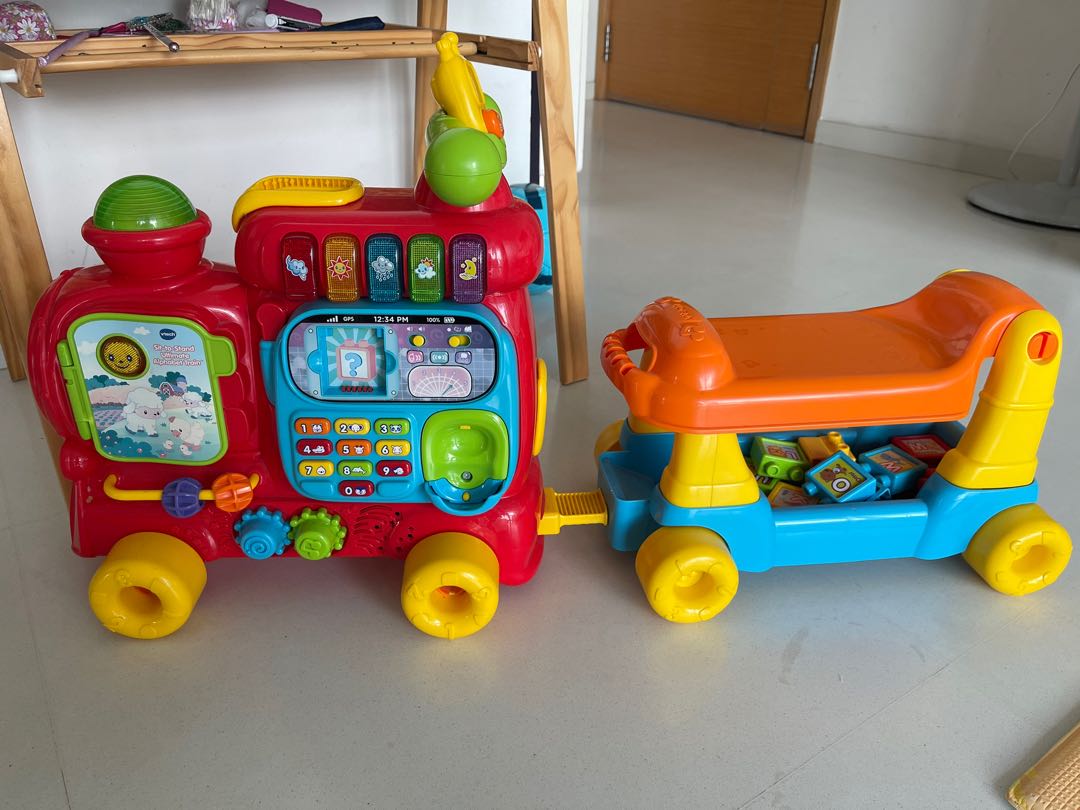 VTech Push & Ride Alphabet Train, Babies & Kids, Infant Playtime on ...