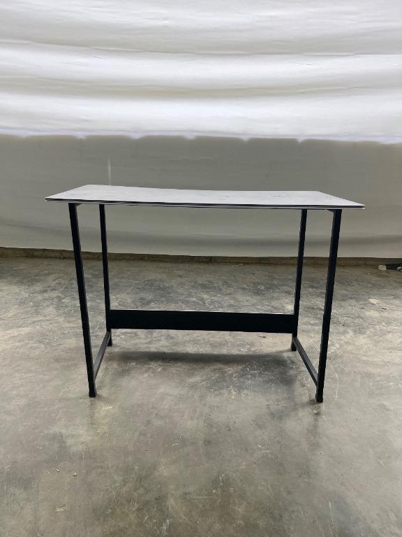 Wooden Computer Table Black Colour / Meja Komputer Kayu Warna Hitam