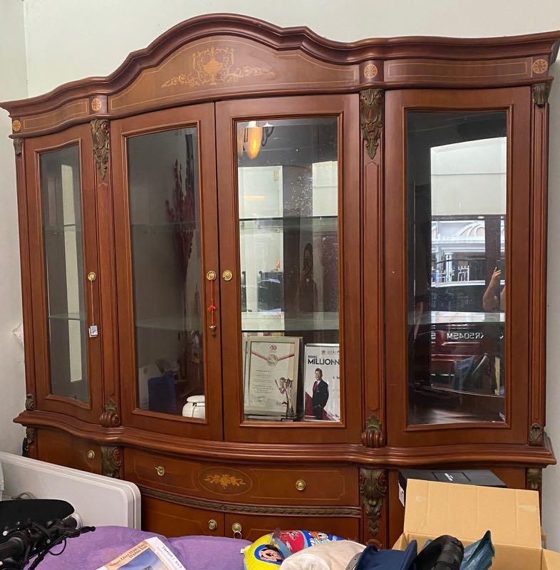 Wooden Display Original Jepara wood, Furniture & Home Living