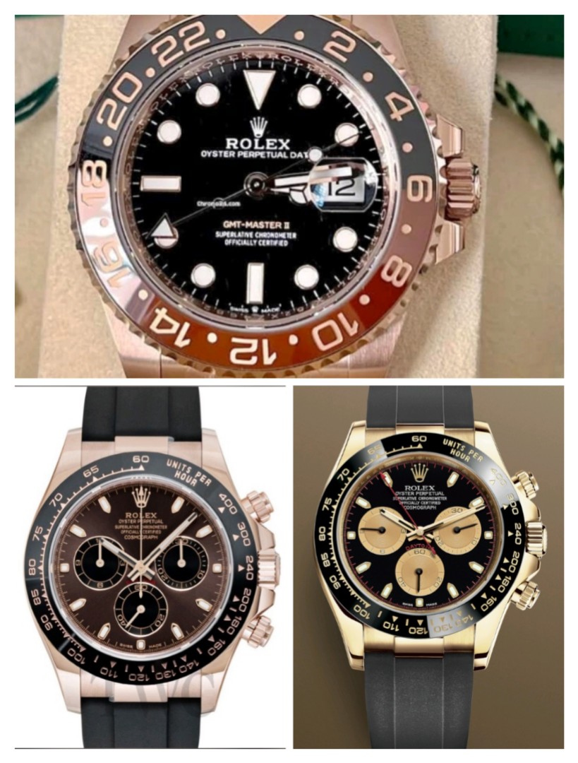 WTB Rolex GMT Master II Root beer Daytona Oysterflex Bulletin