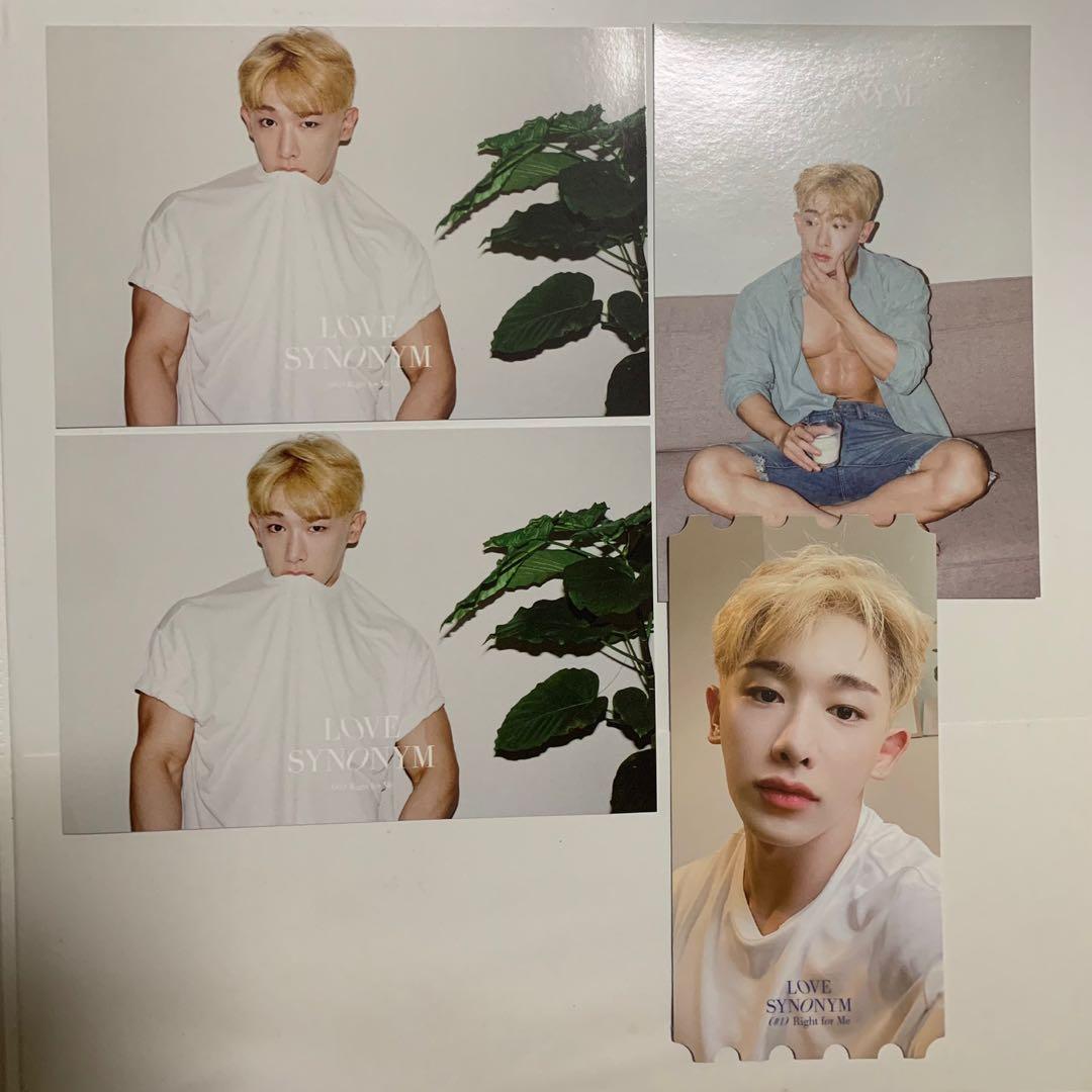 WTS WONHO LOVE SYNONYM INSERT, Hobbies & Toys, Memorabilia