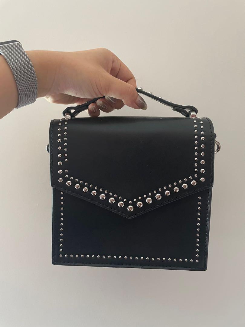 ZARA black sling bag, Women's Fashion, Bags & Wallets, Cross-body Bags ...