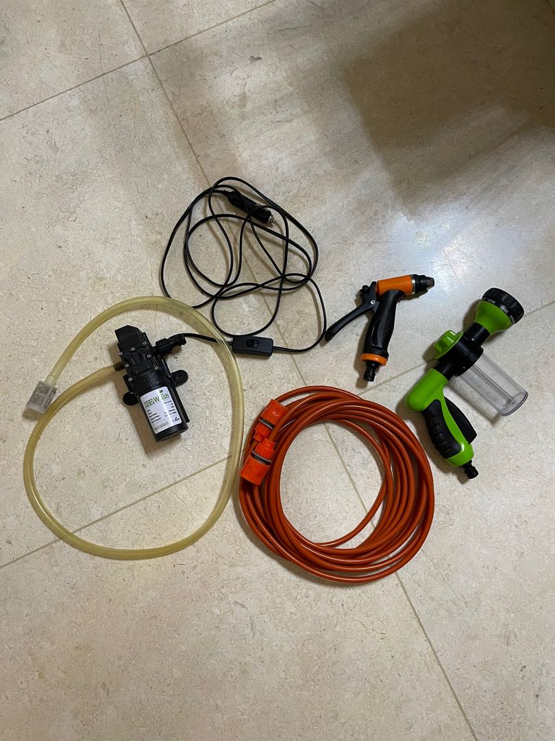 12V Car Pressure Wash Kit, Car Accessories, Accessories on Carousell