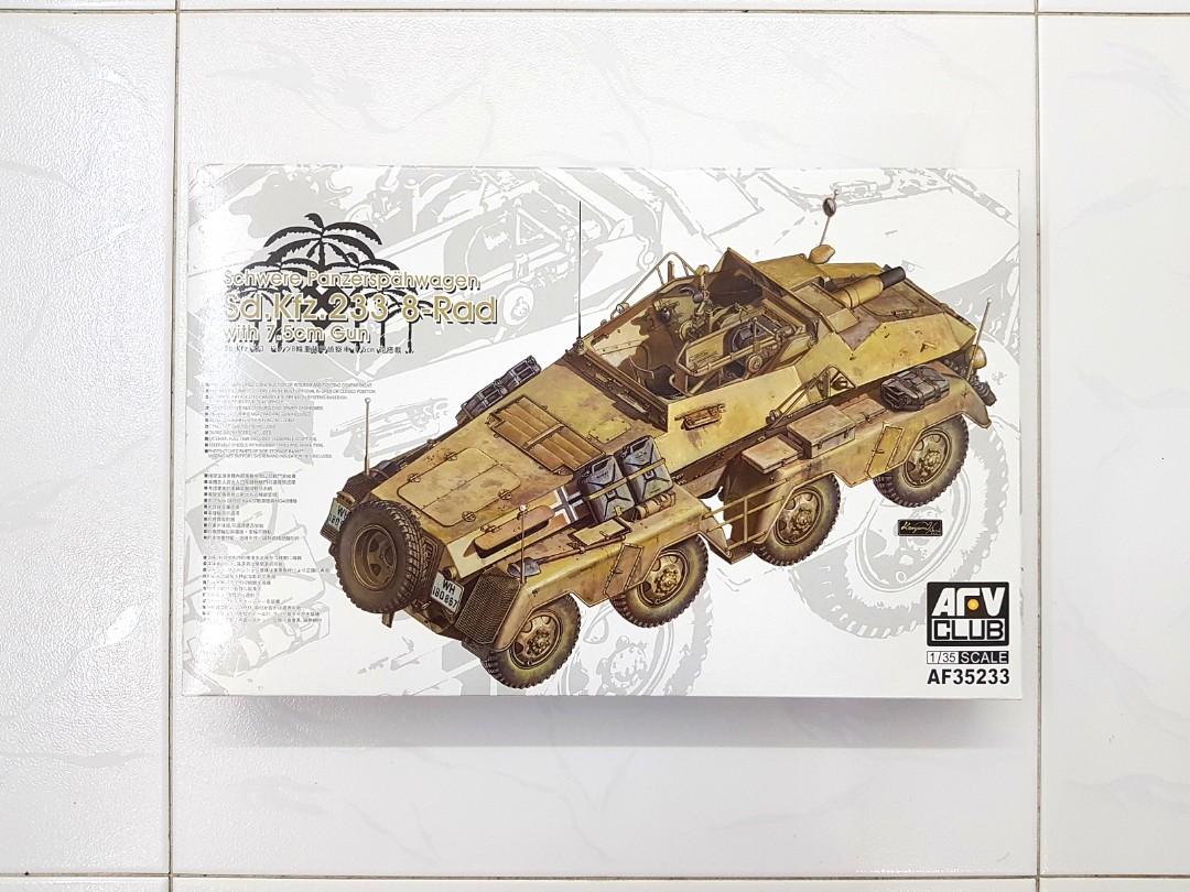 1/35 #AF35233 AFV Club German Recon Schwere Panzerspahwagen Sd Kfz 233 ...