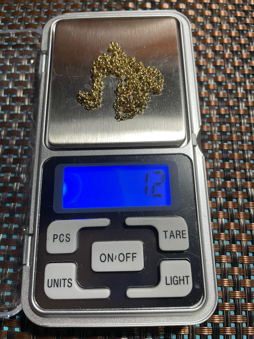 18k gold chain Fine Tauco, Women's Fashion, Jewelry & Organizers