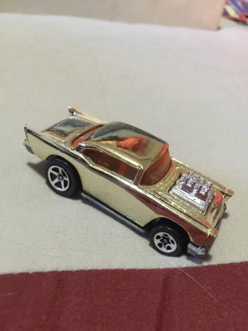 1976 hot wheels 57 chevy gold sale