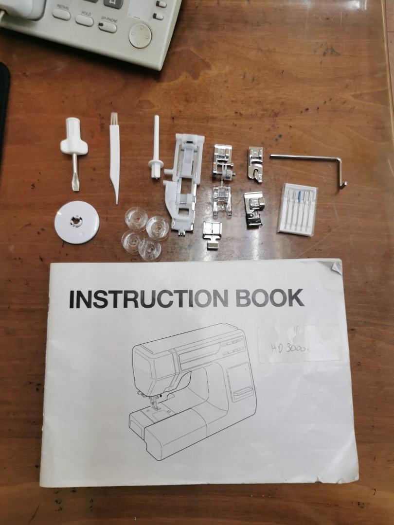 (1 Year Warranty)(Display Set) Janome HD3000 Sewing Machine, Hobbies