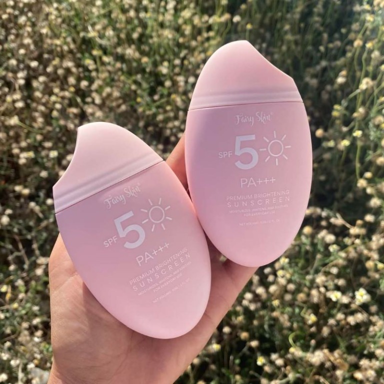 2 pcs Fairy Skin Brightening Sunscreen SPF 50, Beauty & Personal Care