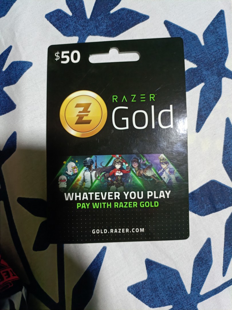 Buy Razer gold gift card USA 50 USD for $50