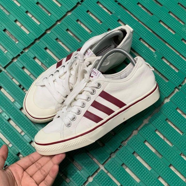 Adidas Nizza Stripe Maroon
