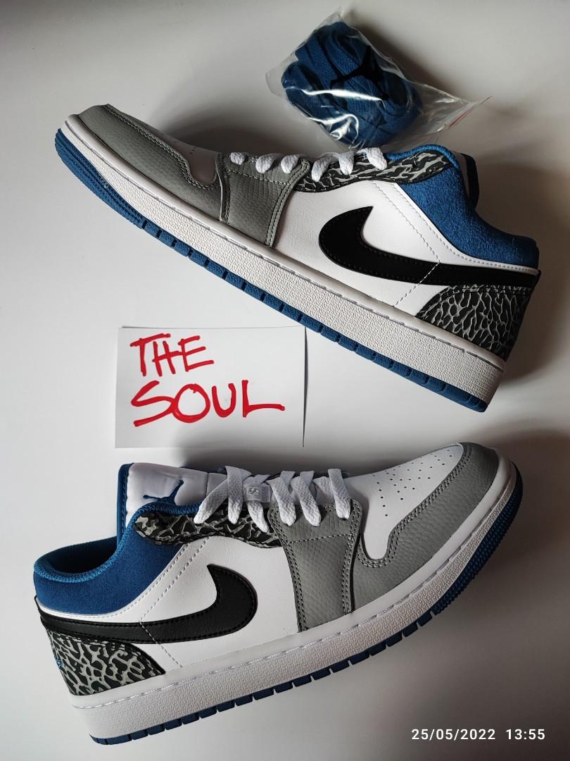 Air jordan bleu blanc cheap