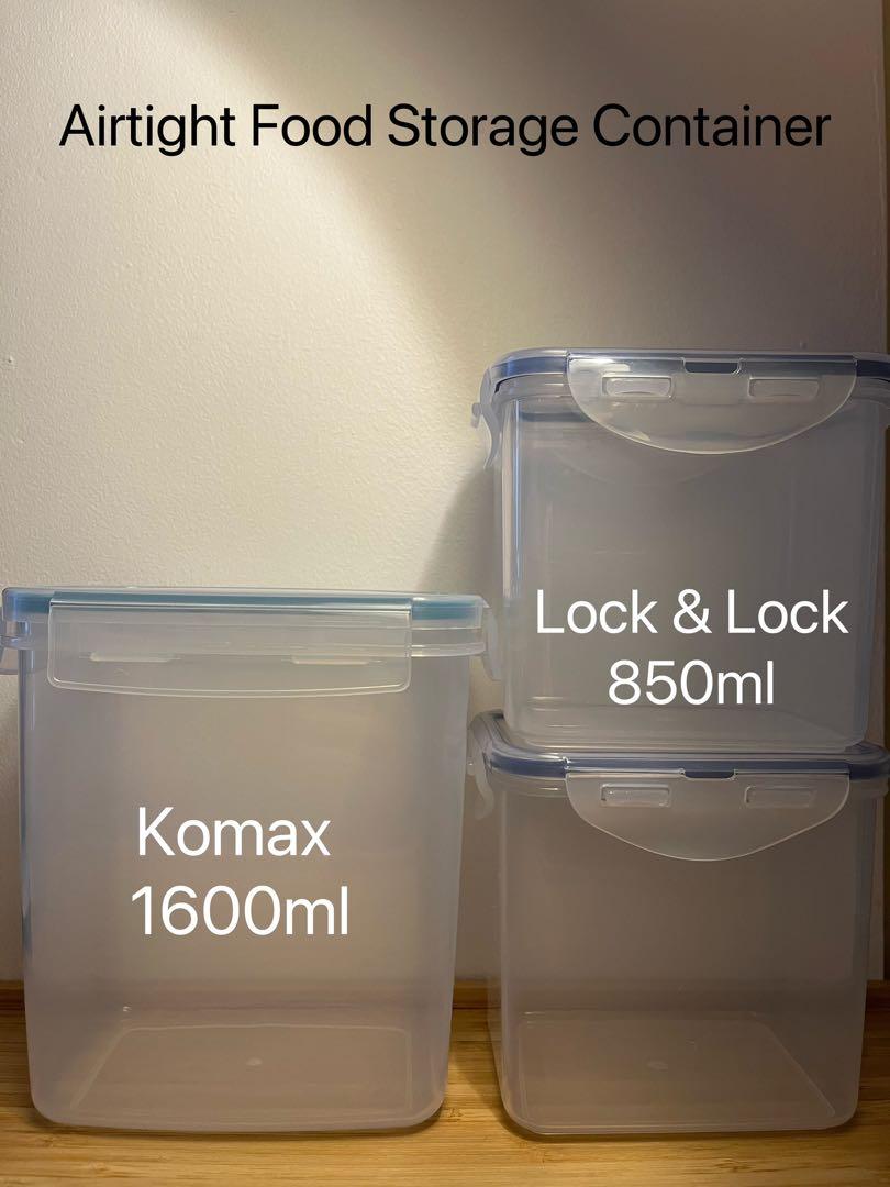 Airtight Food Storage Container (IKEA/Komax/Lock&Lock), Furniture & Home Living, Kitchenware