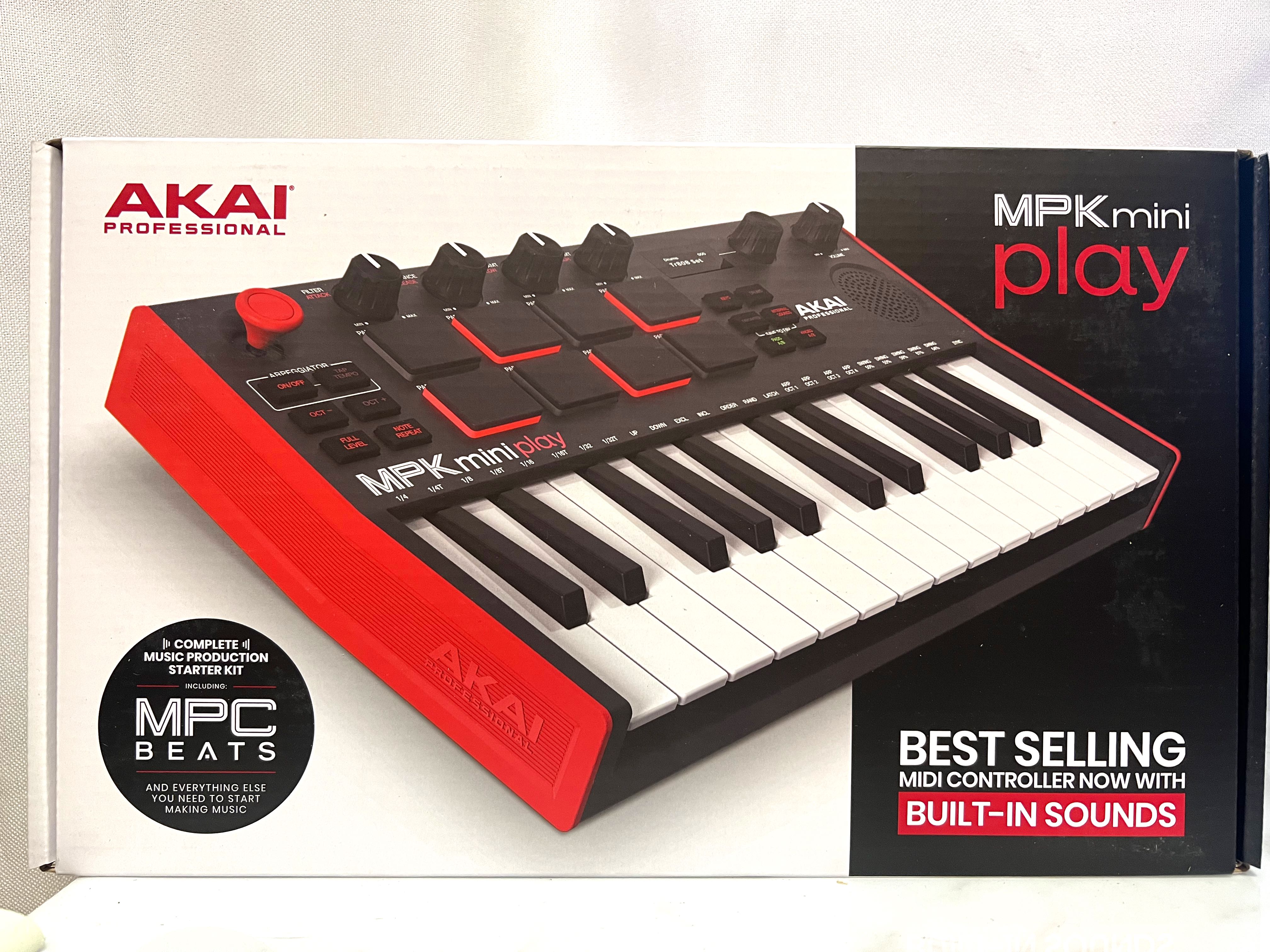 AKAI Professional MPK mini Play MK3 現貨Sale , 音響器材, 可攜式