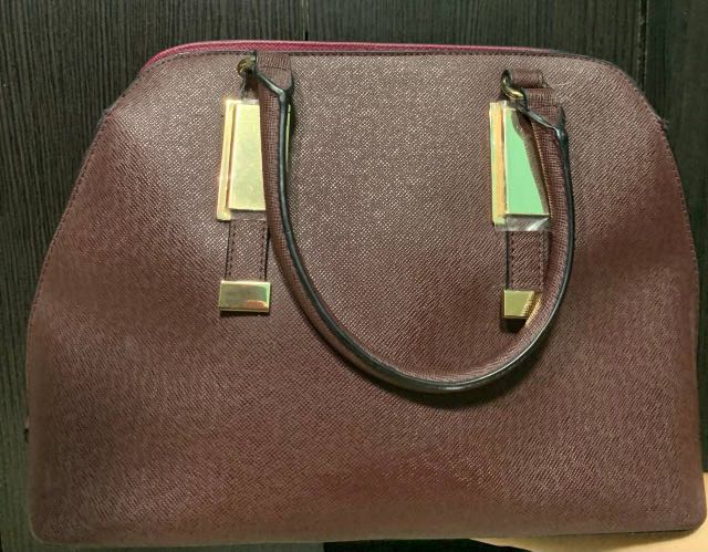 Aldo dark purple handbag shoulder bag