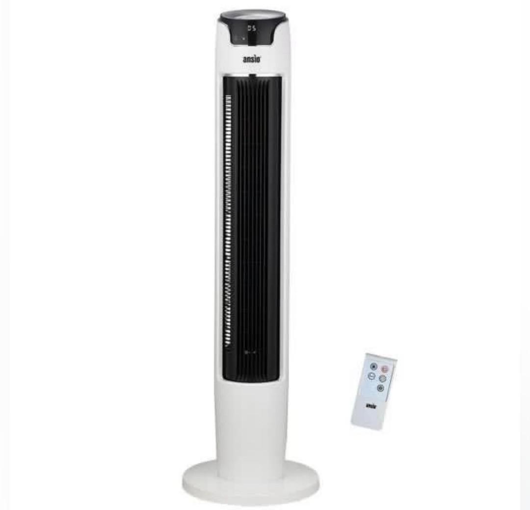 ANSIO Tower Fan 43inch with Remote, Furniture & Home Living, Lighting