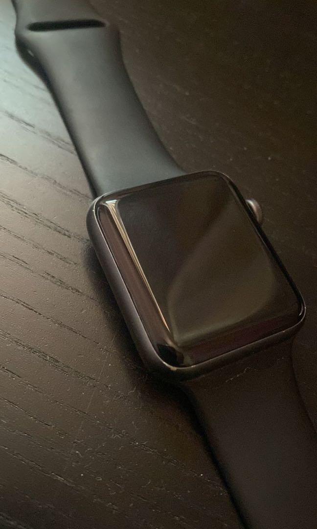 Apple Watch Series 2 42mm Space Grey Black Mobile Phones