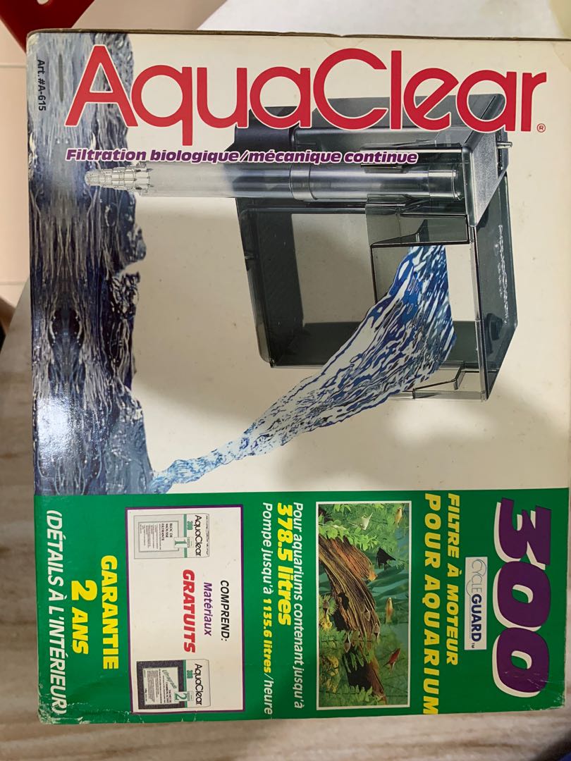 Aqua clear overhang filter, Pet Supplies, Homes & Other Pet Accessories