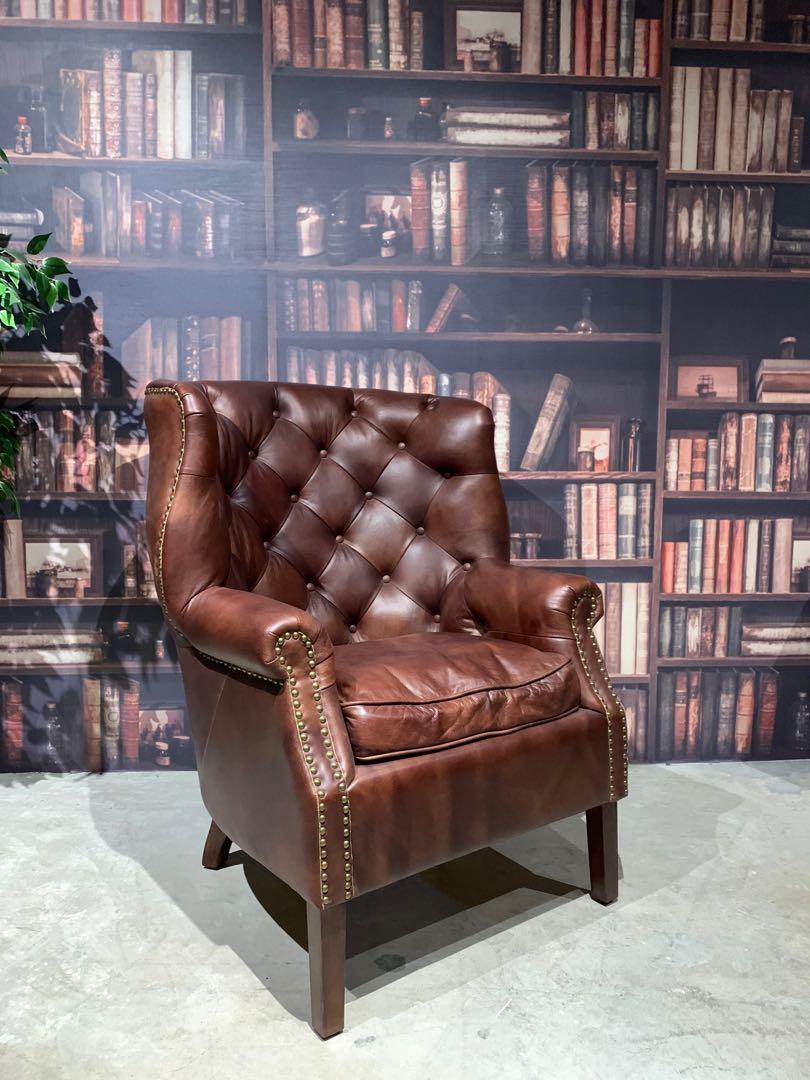 library armchair