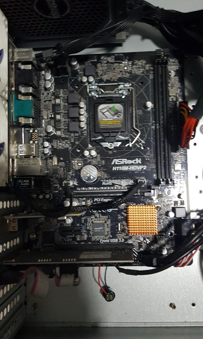 Asrock discount h110 hdv