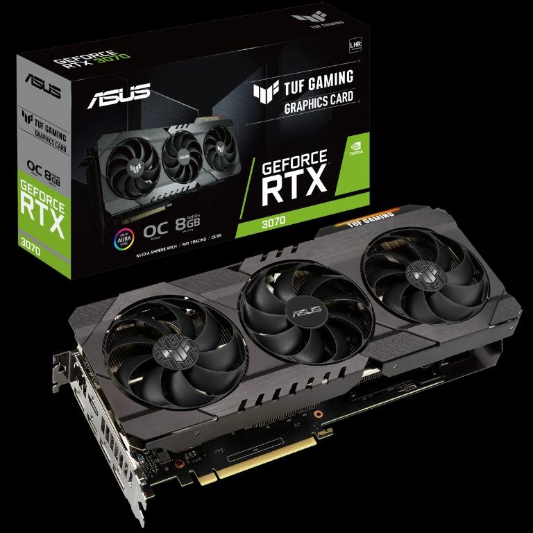 ASUS TUF Gaming GeForce RTX™ 3070 V2 OC Edition 8GB GDDR6, 電腦