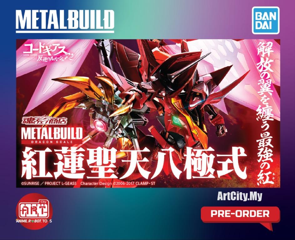 Bandai Metal Build Dragon Scale Guren Seiten Eight Elements