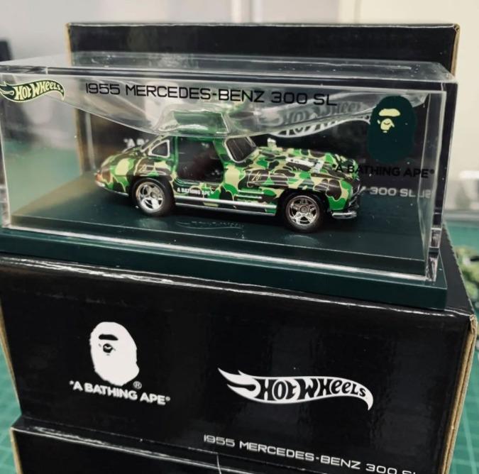 BAPE X HOT WHEELS 55 MERCEDES-BENZ 300SL, Hobbies & Toys, Toys ...