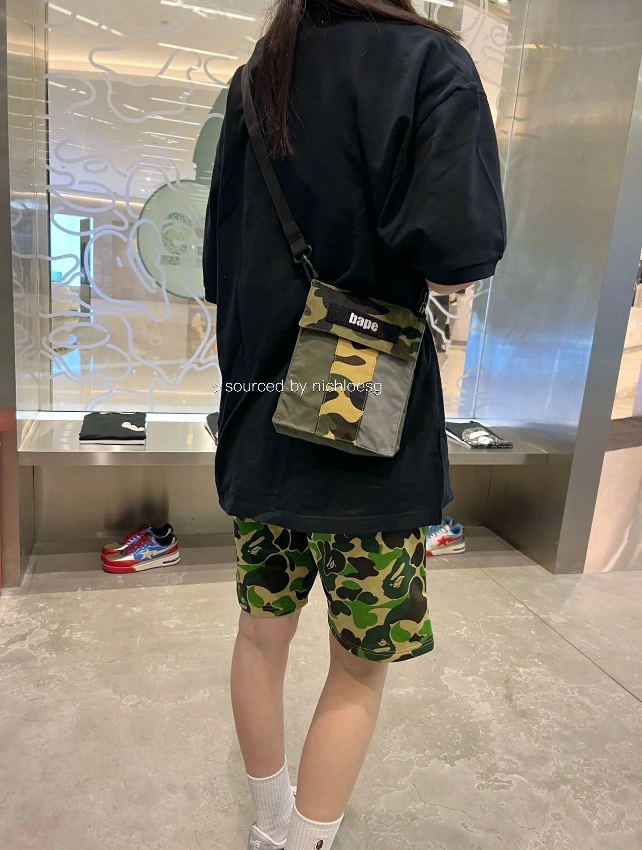 A Bathing Ape Crazy Pattern Shoulder Bag (multi)