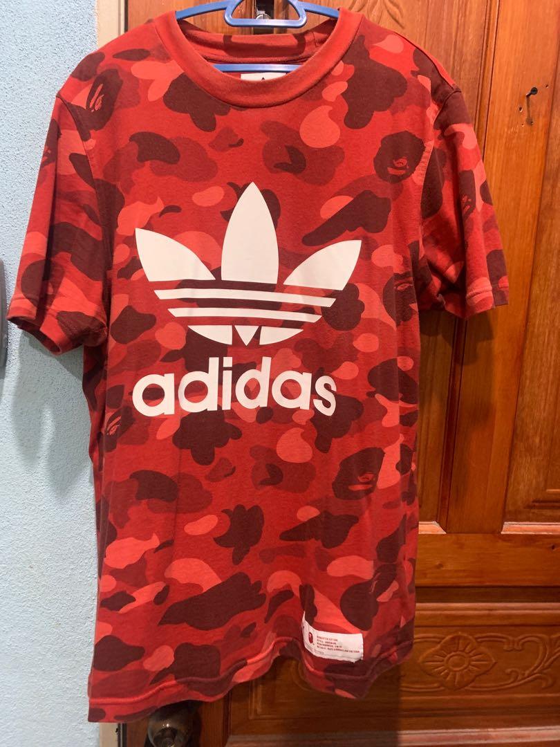 Bape adidas red 2025