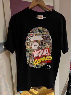 bape x marvel tshirt