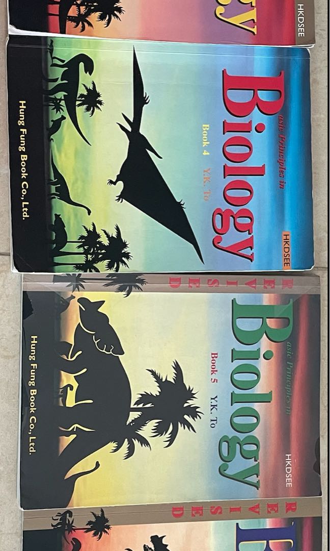 Basic Principles of HKDSE Biology book 1, 4, 5, 6., 興趣及遊戲, 書本 & 文具, 教科書 ...