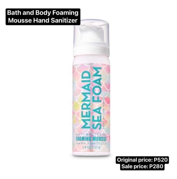 Bath and Body Works Mousse Hand Santizer Foam, Beauty & Personal Care