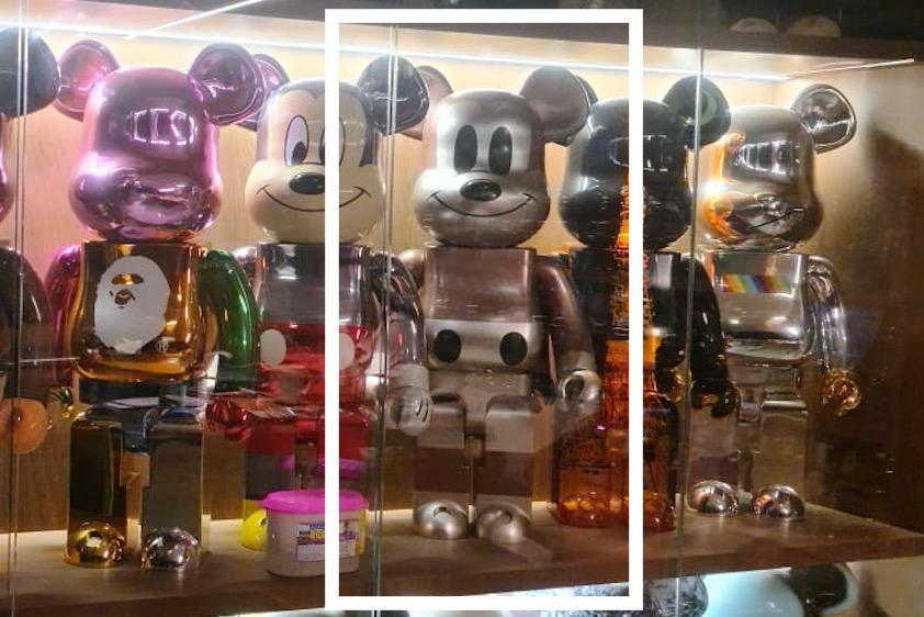 UNDEFEATED - UNDEFEATED BE@RBRICK MICKEY ミッキー ベアブリ ミッキーマウス 生誕90周年記念！BE@RBRICK × FRAGMENT