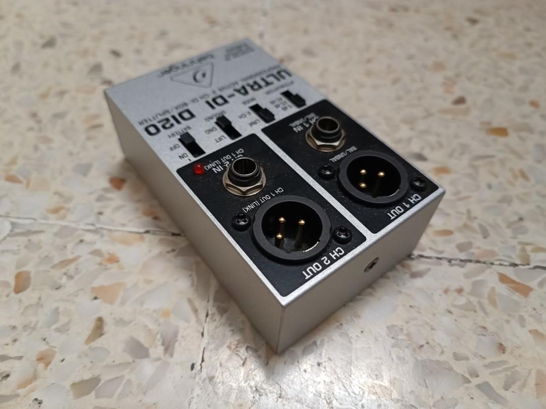 Behringer DI20 dual channel DI box, Hobbies & Toys, Music & Media