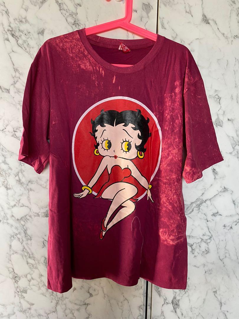 Betty Boop Oversized Tee, Women's 