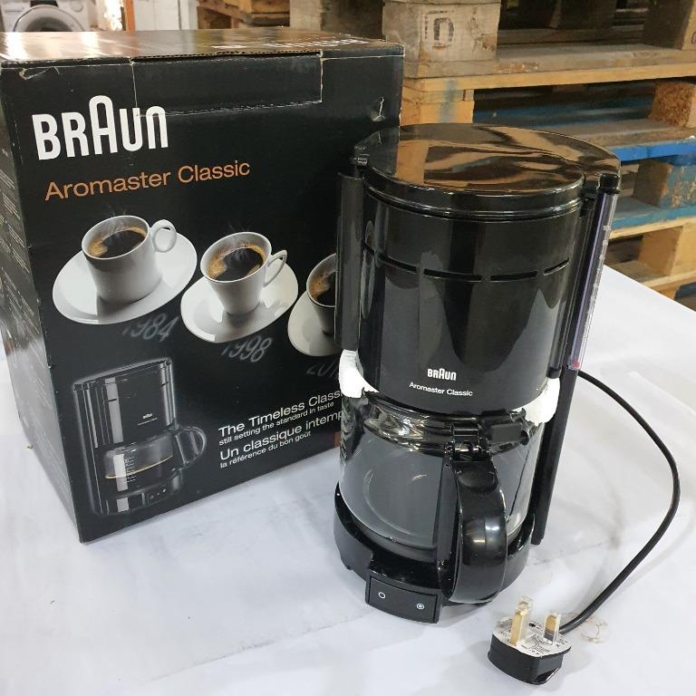 [BNIB] Braun Aromaster Classic Drip Coffee maker KF 47/1 Black, TV & Home Appliances, Kitchen