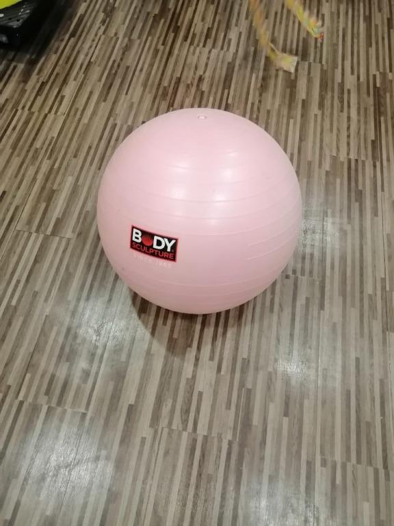 Body Sculpture Anti Burst Gym Ball Pink 75cm, BODY SCULPTURE, All Brands