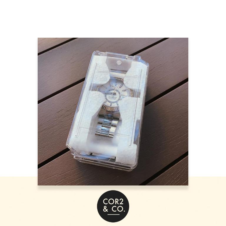 Rolex best sale plastic case