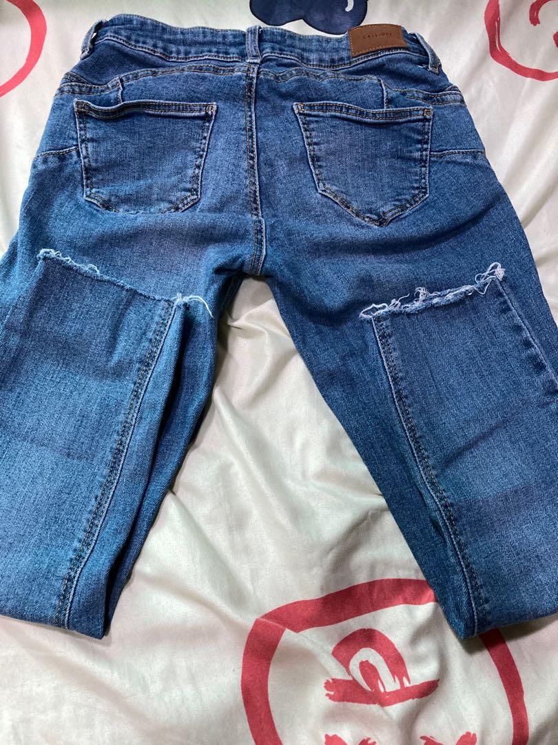 CALLIOPE DENIM JEANS, Women's Fashion, Bottoms, Jeans on Carousell