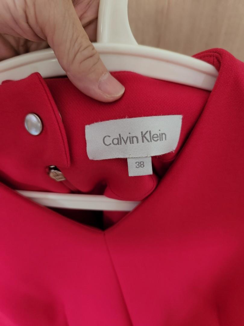Calvin klein red blouse