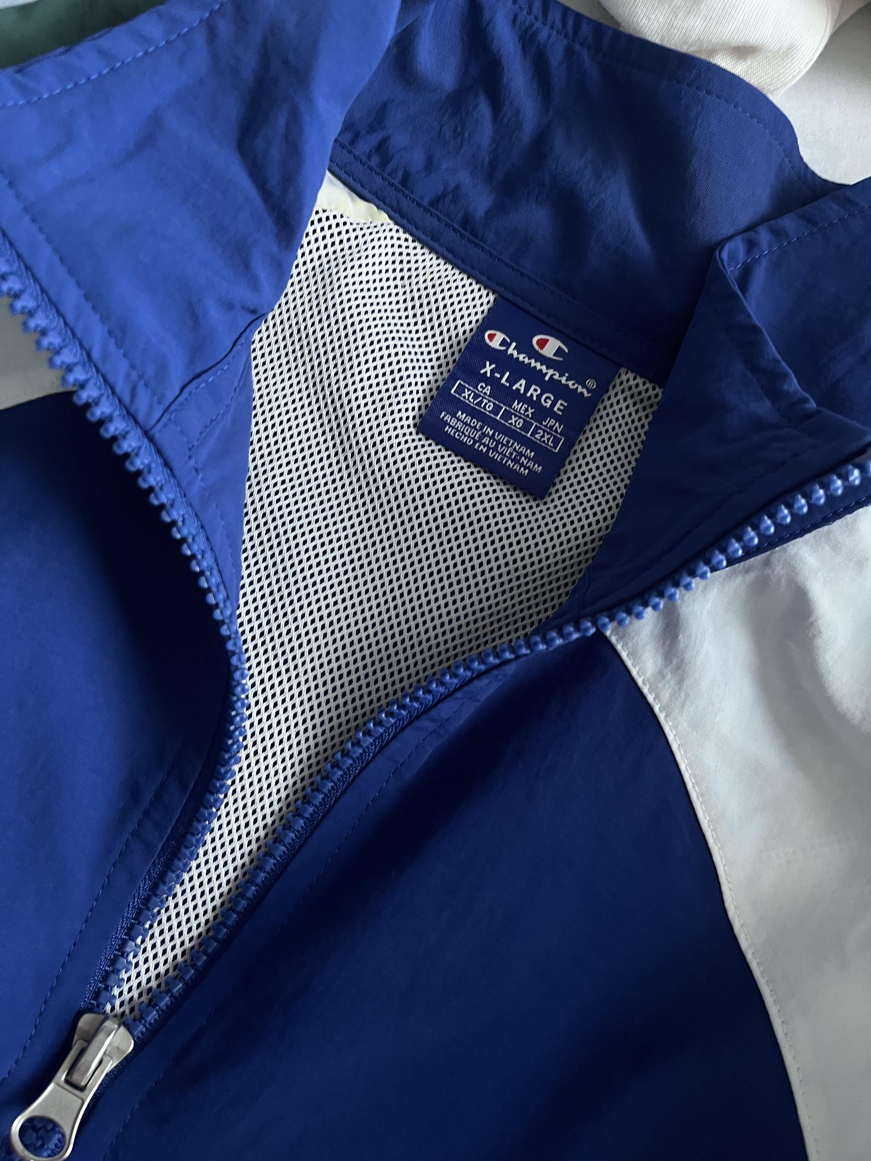White champion windbreaker outlet
