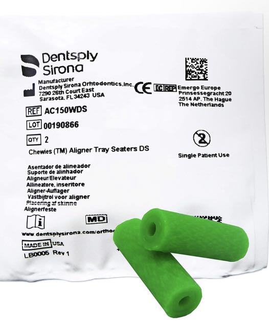 (正貨)透明箍牙chewiesInvisalign 必備 牙膠, 美容＆化妝品, 健康及美容 口腔護理 Carousell