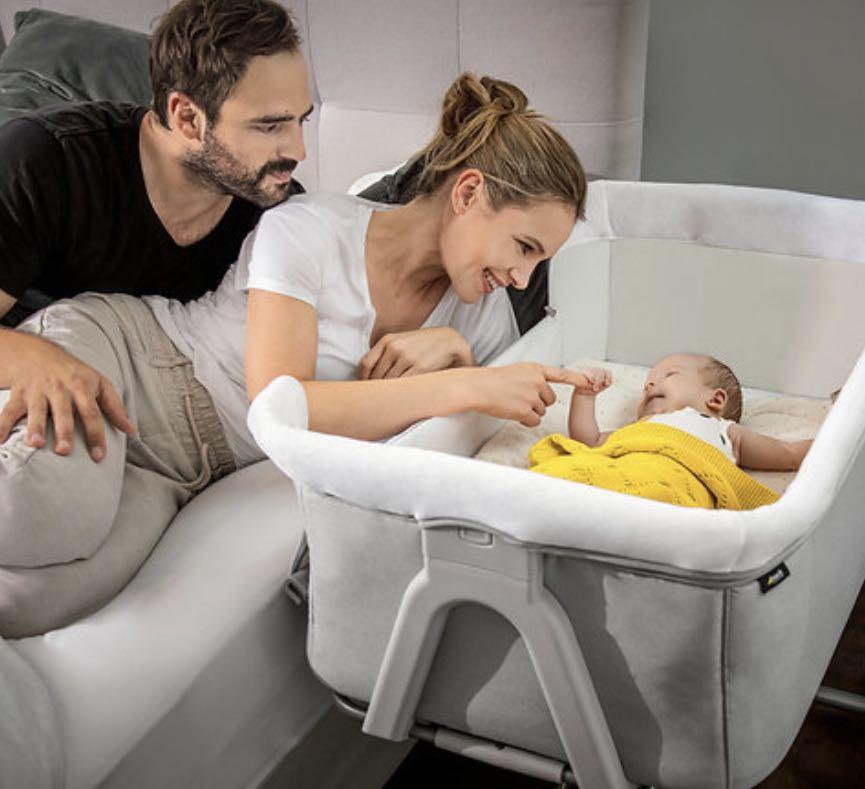 Co sleeper Cot I Adjustable height Hauck German Brand Babies