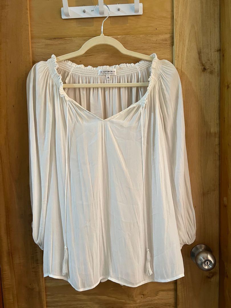 Sheer cotton tops clearance