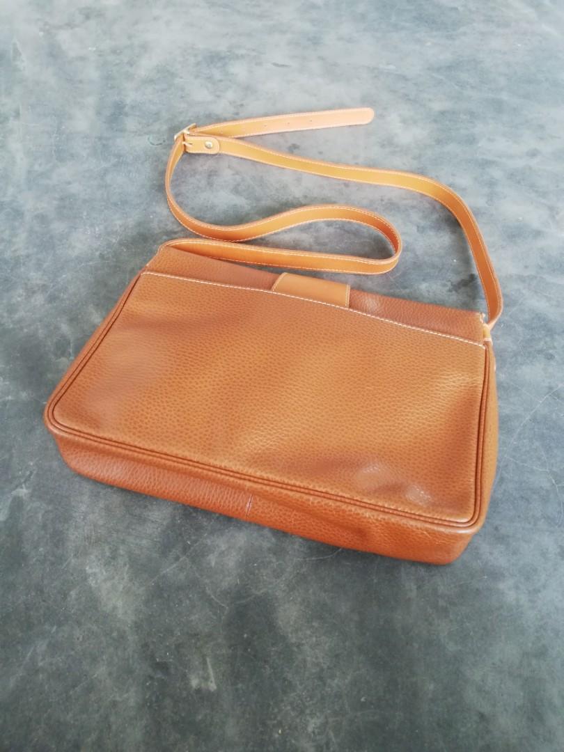 Courreges Leather Sling Bag, Luxury, Bags & Wallets on Carousell